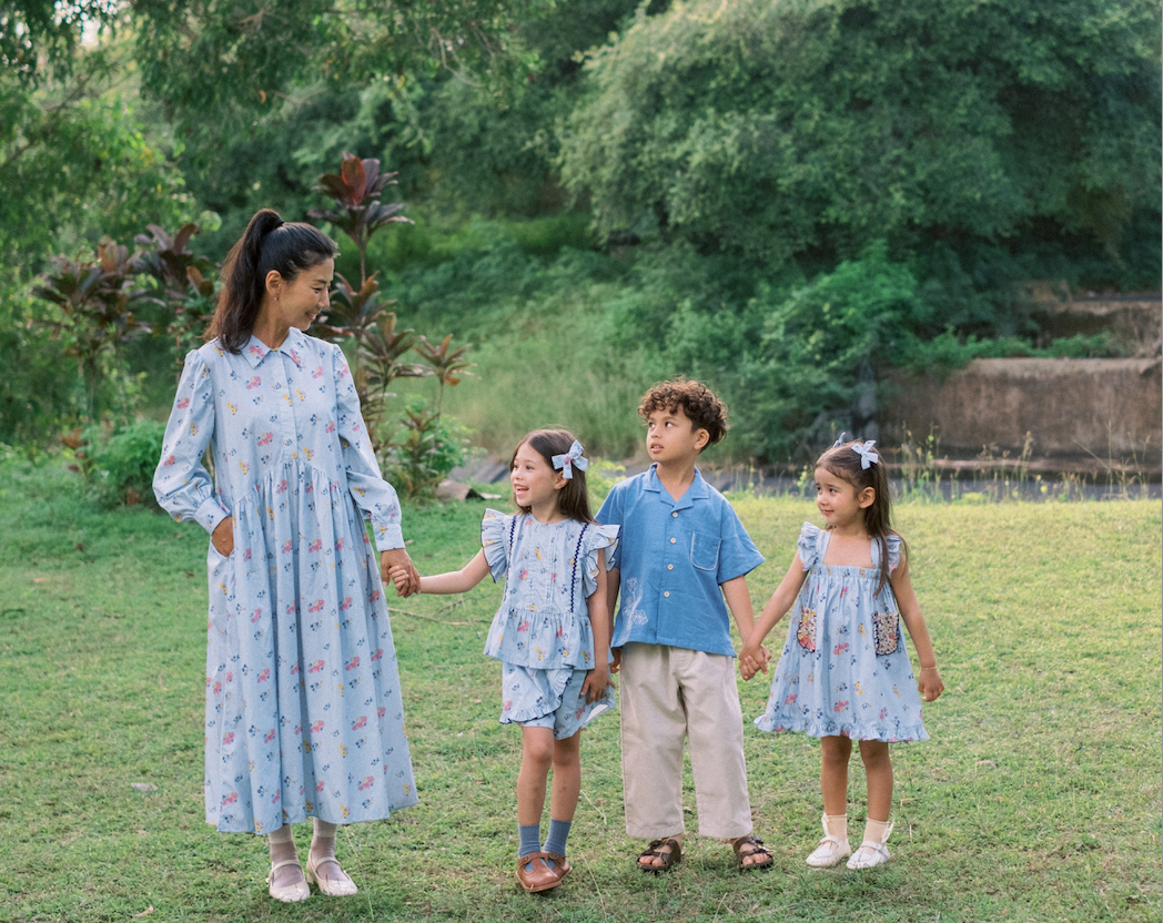 A dreamy collection by Naluriforlttleones x Miroir (VOL. II).  Matching styles for mamas and their littles. Designed to celebrate the beauty of every shared moment.