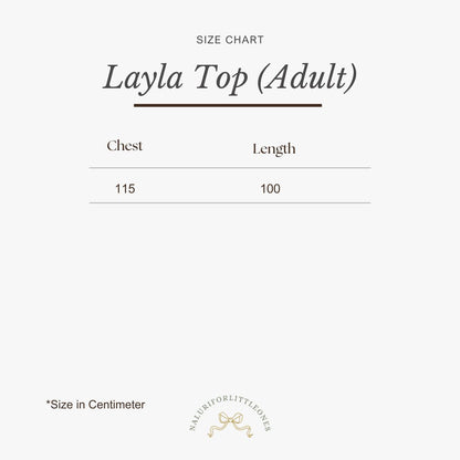 Layla Top (kids/adult)