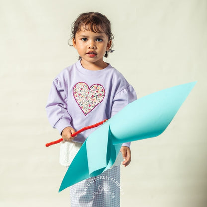 Love Sweatshirt Lilac