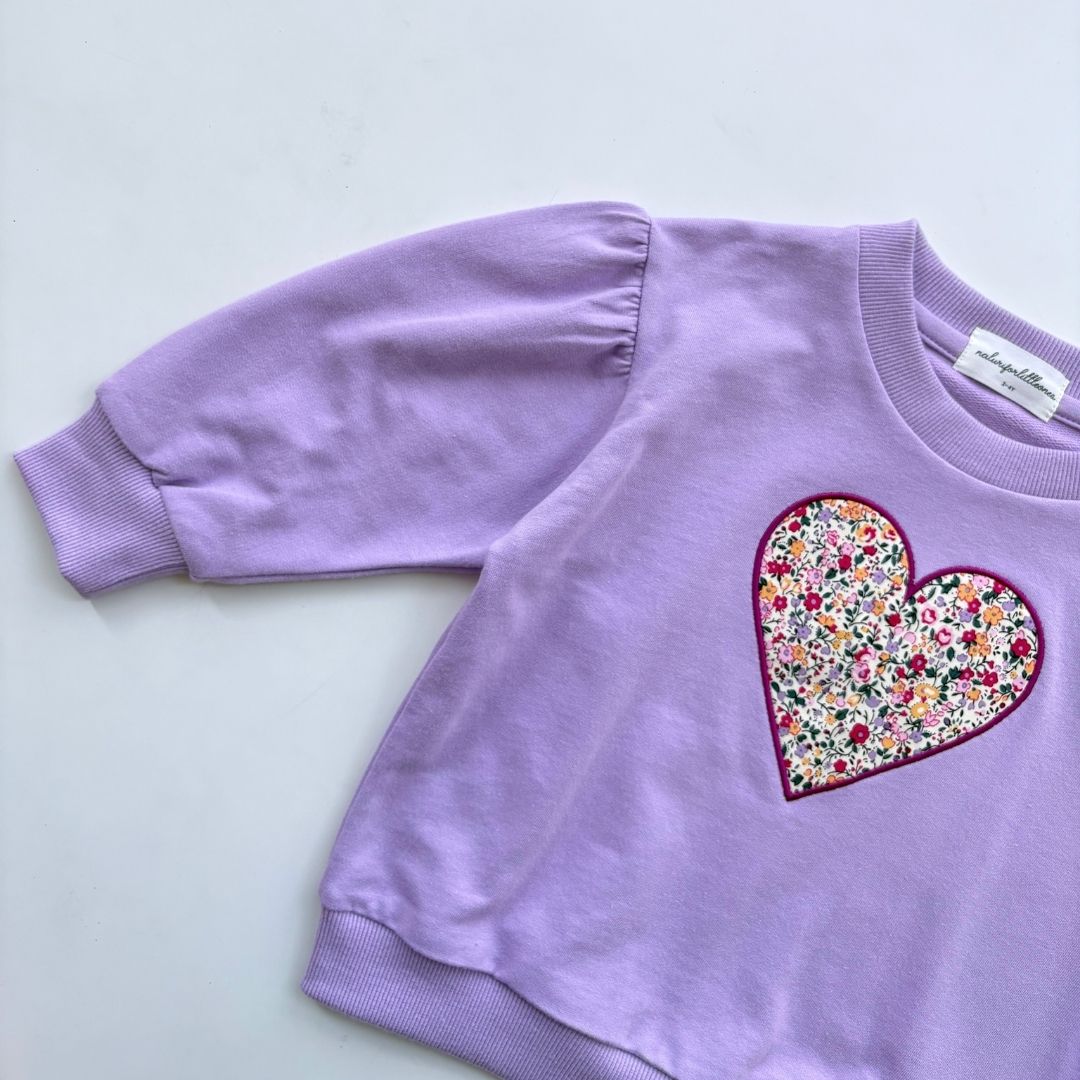 Love Sweatshirt Lilac