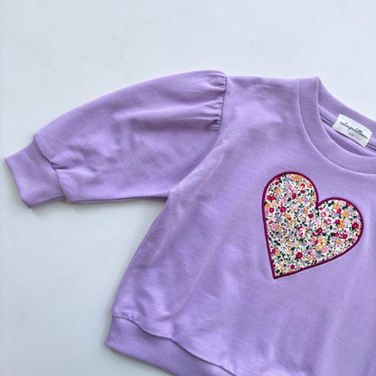 Love Sweatshirt Lilac