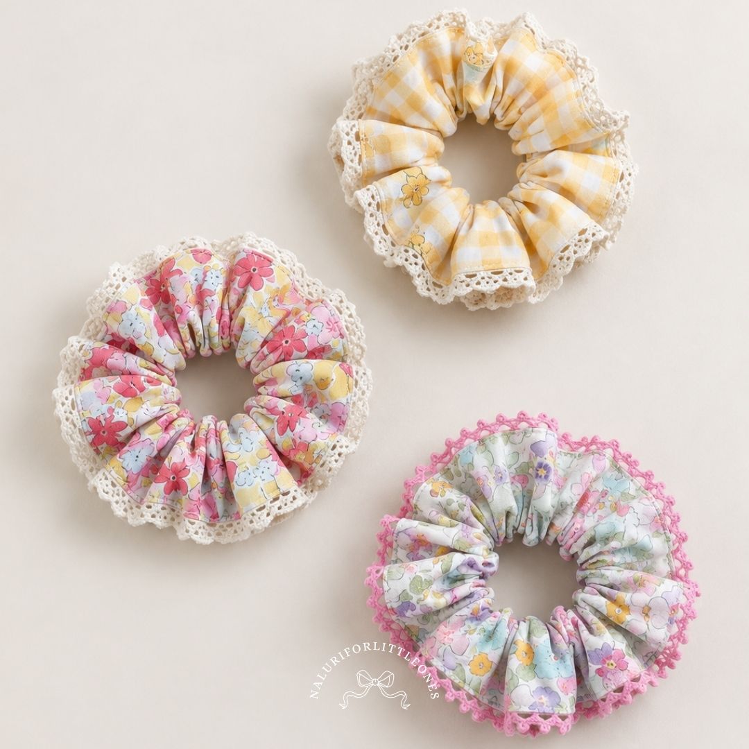 Floral Scrunchie