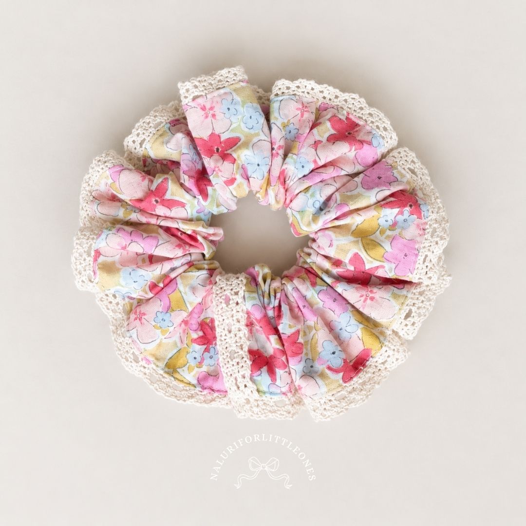 Floral Scrunchie