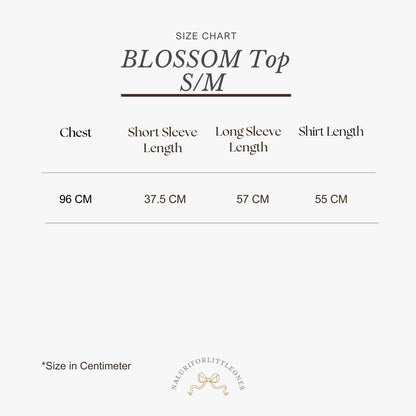Blossom Top Long Sleeves (adult)